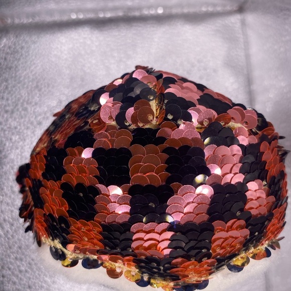 Ty Sequin Owl Plush in Purple and Orange - Picture 5 of 8